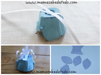 Tutorial with recycled egg carton
